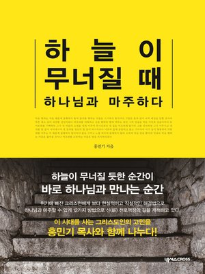 cover image of 하늘이 무너질 때 하나님과 마주하다